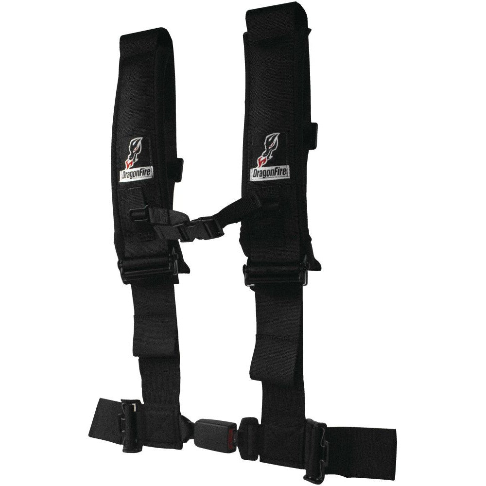 DragonFire Racing Harness Restraints 3" Black - 14-0804