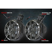 SSV Works 8" Kicker Cage Mount Pods With 1.85" Clamp US2-C8K-185