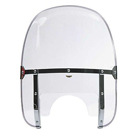 National Cycle Clear Beaded Heavy Duty Windshield With Mount Kit, Tapered Forks