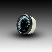 Intellitronix Water Temperature LED Analog Bargraph Gauge in Black Bezel - White