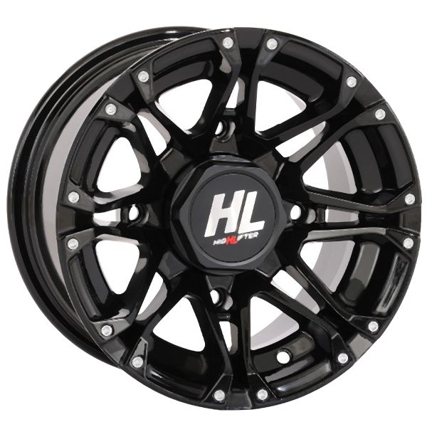 High Lifter 12x7 4/110 2+5 Gloss Black HL3 Wheel 12HL03-1211