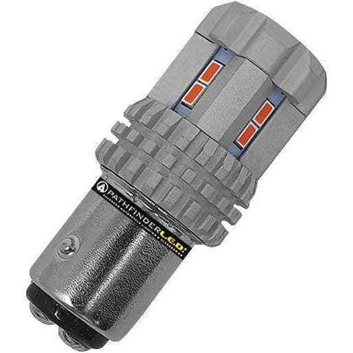 Pathfinder Ultra-Flash High-Intensity LED Bulbs Red 1157RP