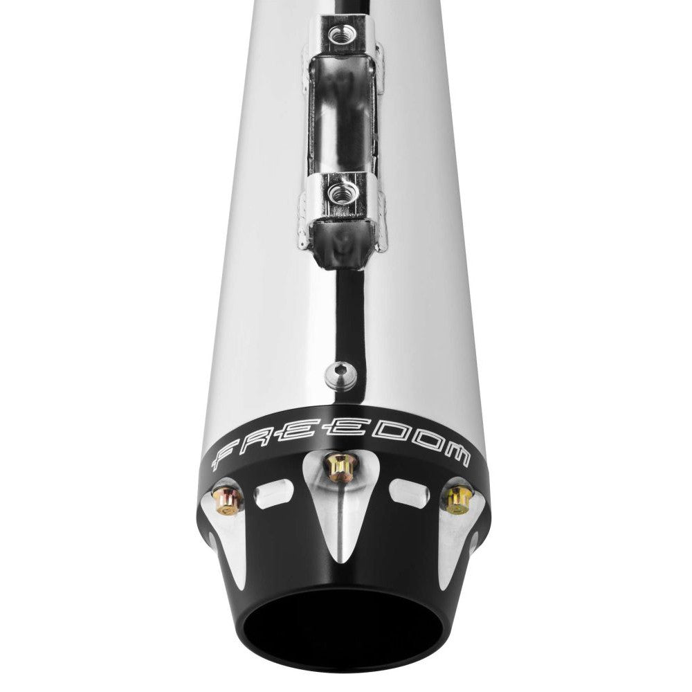 Freedom Performance American Outlaw Series Slip-On Exhaust 4.5" Chrome - HD00262