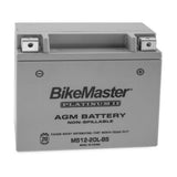 BikeMaster AGM 12V Platinum Battery For KYMCO MXU 500 2017 Grey
