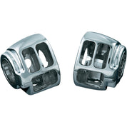 Harley FXDC Dyna Super Glide Custom 2012-2013Switch Housing Set Chrome Kuryakyn