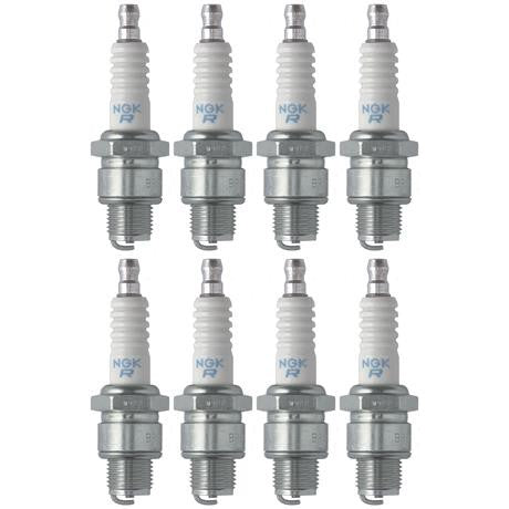 Set of 8 NGK Standard Spark Plugs for Yamaha GS340 Engine 340cc