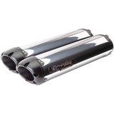 Escape deslizante de aluminio Two Brothers Racing M-2 de doble válvula, negro, para Yamaha YZF R1 2020-2021