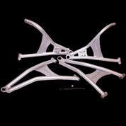 High Lifter Front Forward Upper And Lower Black Control Arms For Polaris Models MCFFA-RZR9-2-B