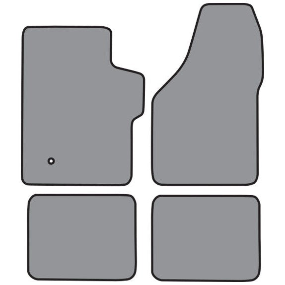 ACC Floor Mat 4pc (FM363 FM363R) For 2008-2016 Ford F-250 Super Duty Crew Cab - CHOOSE COLOR
