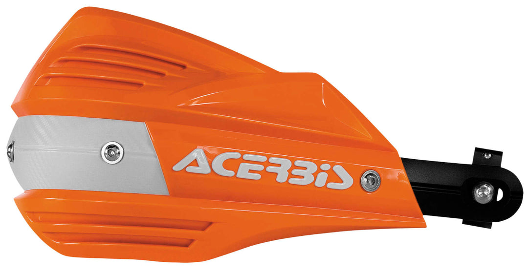 Acerbis Orange/White X-Factor Handguards - 2374191362
