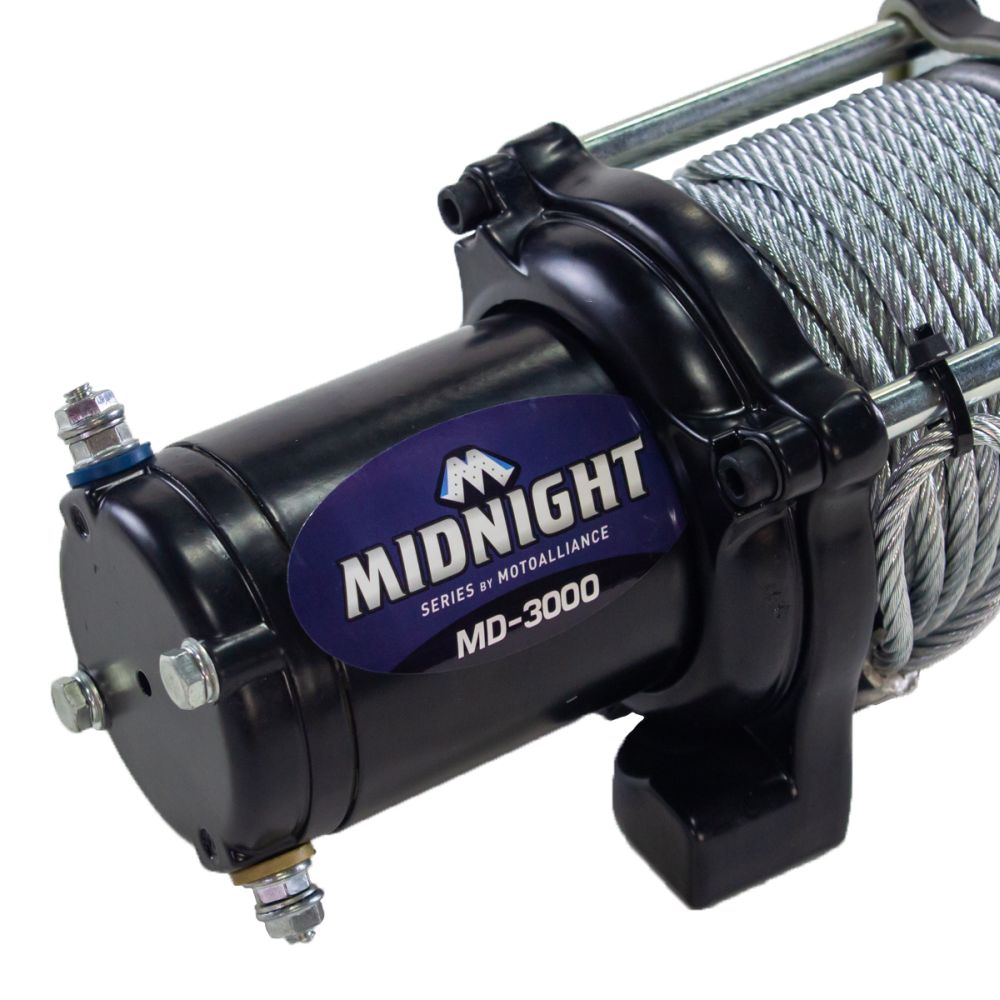 Viper Midnight ATV Winch Kit For Suzuki King Quad