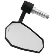 Highsider Stealth X-7 Bar End Mirror with LED Turn Signal Black - 301-456