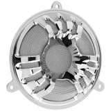 Rejillas de altavoz Arlen Ness Chrome Deep Cut Forged Billet para Harley 14-16 FLHT/X (nuevas)