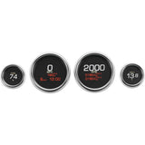 Dakota Digital MLX Series 4 Gauge Set Chrome - MLX-8496