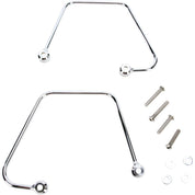 Cobra Saddlebag Supports Chrome - 02-6270