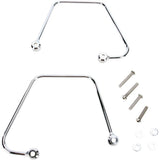Cobra Saddlebag Supports Chrome - 02-6270