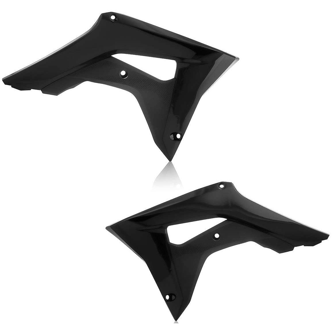Acerbis Black Radiator Shrouds for Honda - 2630660001