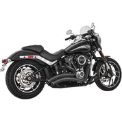 Freedom Performance Sharp Curve Radius Exhaust with Star Tips Black - HD01179