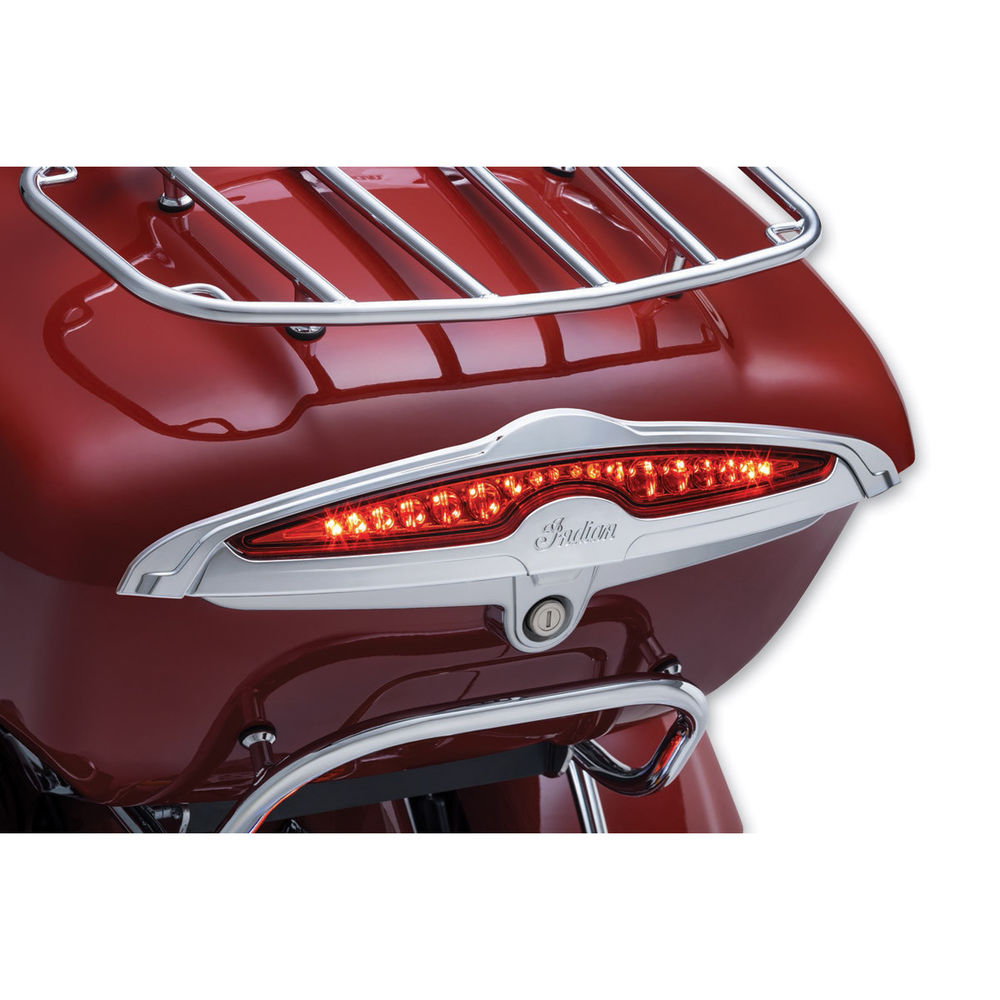 Kuryakyn Chrome Rear Tour Pak Trunk Light Accent Roadmaster Indian 2015-2017
