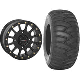 Set of 2 Mounted Wheel and Tire Kit Wheel: 15x7 5+2 4/156 Tire: 32x10-15 2 Ply