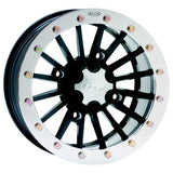 ITP SD Dual Beadlock Wheel Matte Black 14x7 4/115 5+2 with Polished Ring
