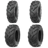 Set of 4 ATV QUADBOSS Tires (QBT671 26x9-12 Front, 26x10-12 Rear)