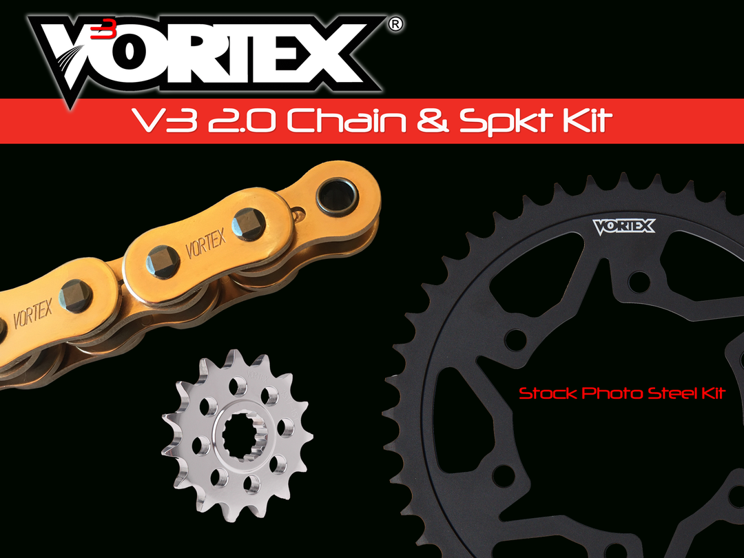 Vortex Gold WSS G525SX3-108 Chain and Sprocket Kit 15-43 Tooth - CKG2124