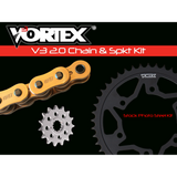 Vortex Gold WSS G525SX3-108 Chain and Sprocket Kit 15-43 Tooth - CKG2124
