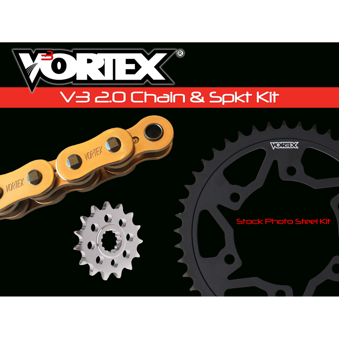 Vortex Gold HFRS G520SX3-110 Chain and Sprocket Kit 14-45 Tooth 