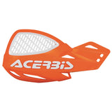 Acerbis Orange/White Uniko Vented Handguards - 2072675321