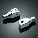 Adaptadores de estriberas cónicas cromadas Kuryakyn 8810