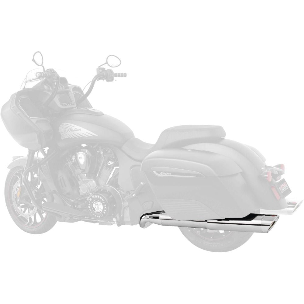 Freedom Performance Ghost Pipe 4.5" Slash Tip Chrome - IN00142