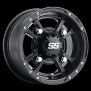 ITP Set of 4 SS112 Sport Alloy Wheel Black 10x8 4/110 3+5