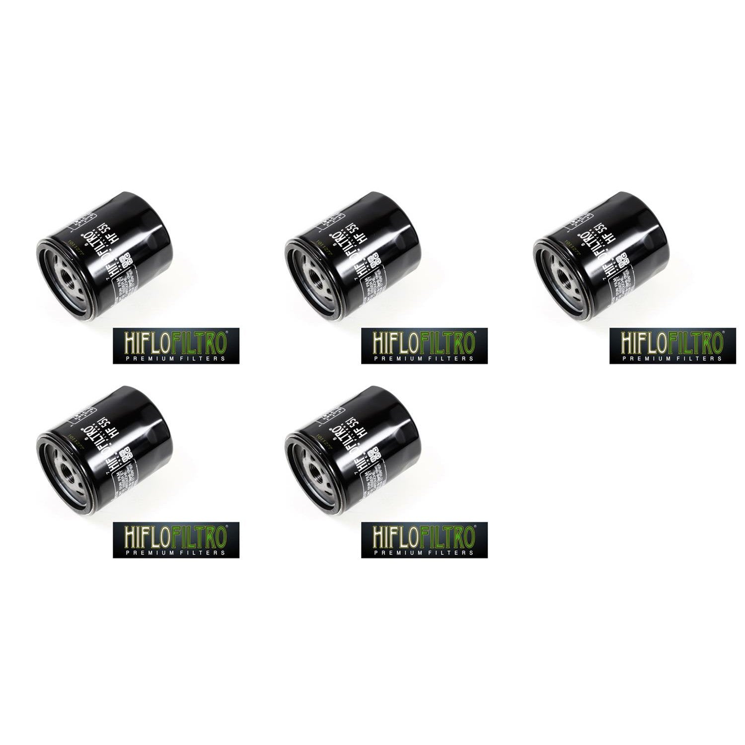 Set of 5 Hi Flo - Oil Filter Hf551