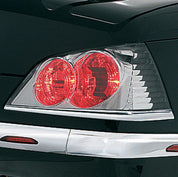 Kuryakyn Chrome Trunk Taillight Bottom Trim Accents Set Honda Goldwing 1800 F6B