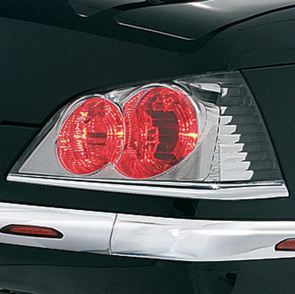 Kuryakyn Chrome Trunk Taillight Bottom Trim Accents Set Honda Goldwing 1800 F6B