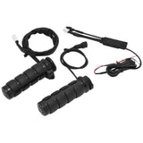 Puños ISO Kuryakyn calefactables negros de doble cable 6473