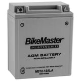 BikeMaster AGM 12V Platinum Battery For BMW F650 1993-2014 Grey