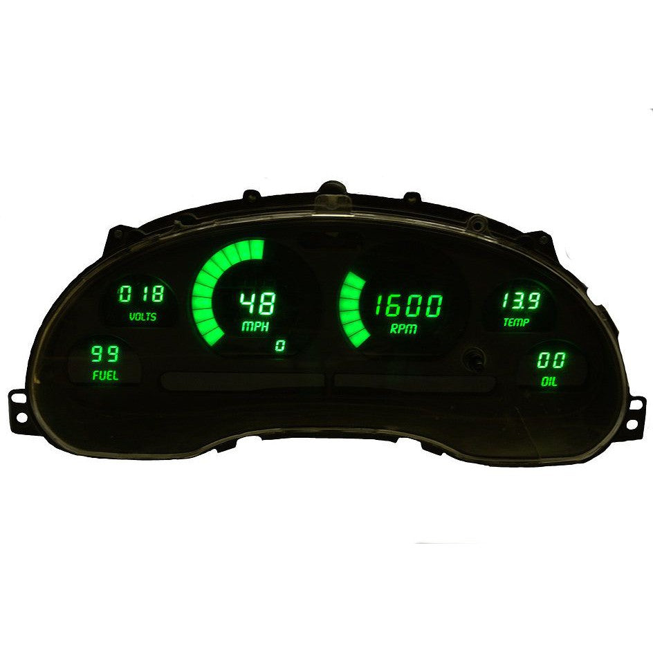 Intellitronix 1994-2004 Ford Mustang LED Digital DP7009 - Green
