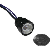 Letric Lighting Royal Flush Mount G2 LED 2-Wire, 9/16", Black/Red