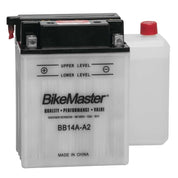 BikeMaster Performance Conventional Battery For Polaris Cyclone 250 1987 White
