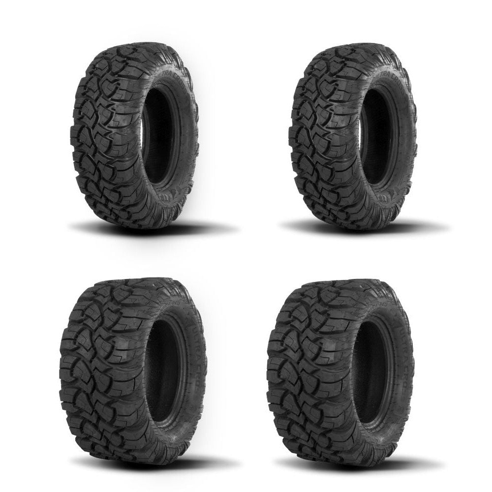 ITP Two Each Ultra Cross R-Spec Tires Front [27x9-14] And Ultra Cross R-Spec Tires Rear [27x10-14]