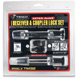 Trimax - TM32 - Premium Coupler Lock, Keyed-Alike Hardened Steel Lock Set