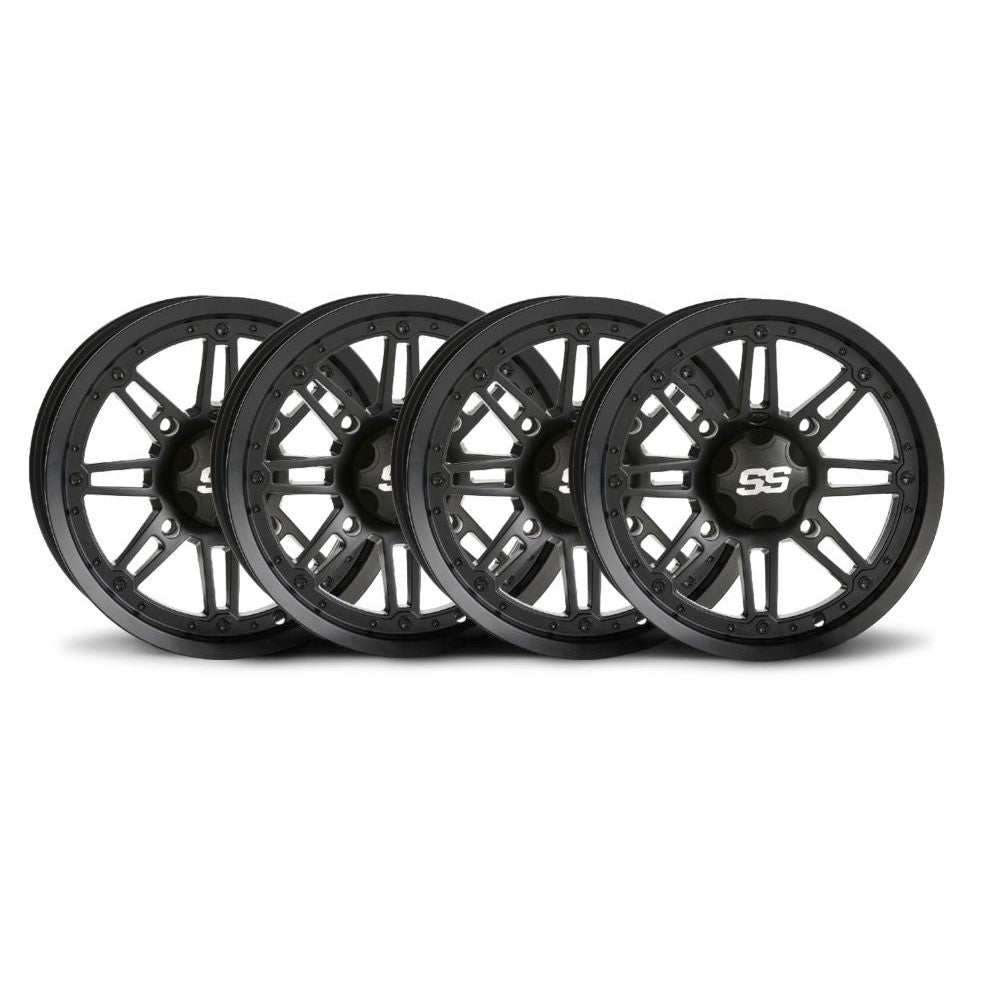 ITP Set of Four SS216 Alloy Matte Black 14X7 4/110 2+5
