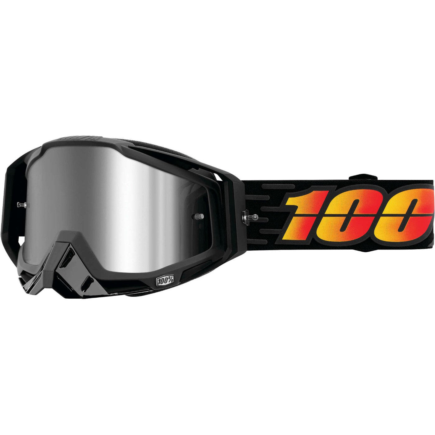 100% Gen1 Racecraft Plus Goggles Costume with Silver Flash Mirror Lens - 50120-340-02