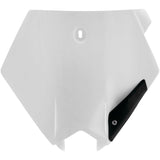 Acerbis White Front Number Plate for KTM - 2253080002
