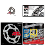 525 BMOR Chain Natural w/ Wax, Front & Rear Sprocket Kit YAMAHA FZ-09 2014-2017