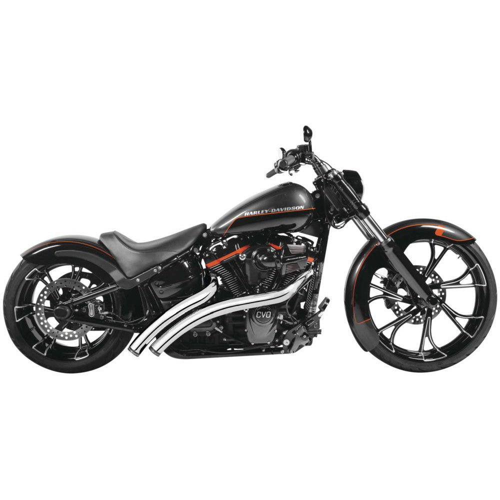 Freedom Performance Radical Radius Crossover Exhaust with Star Tips Chrome - HD01189