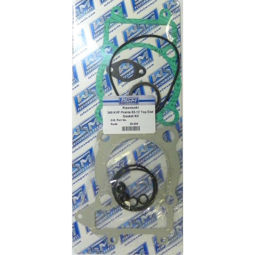 WSM Top End Gasket Kit For Kawasaki 360 Prairie 03-13 29-206