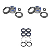 QUADBOSS Front and Rear Wheel Bearing Kits for Suzuki LT-R450 2006-2011